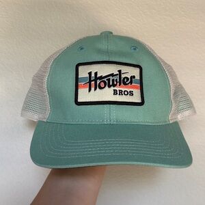 Howler Brothers Teal and White Mesh Trucker Hat